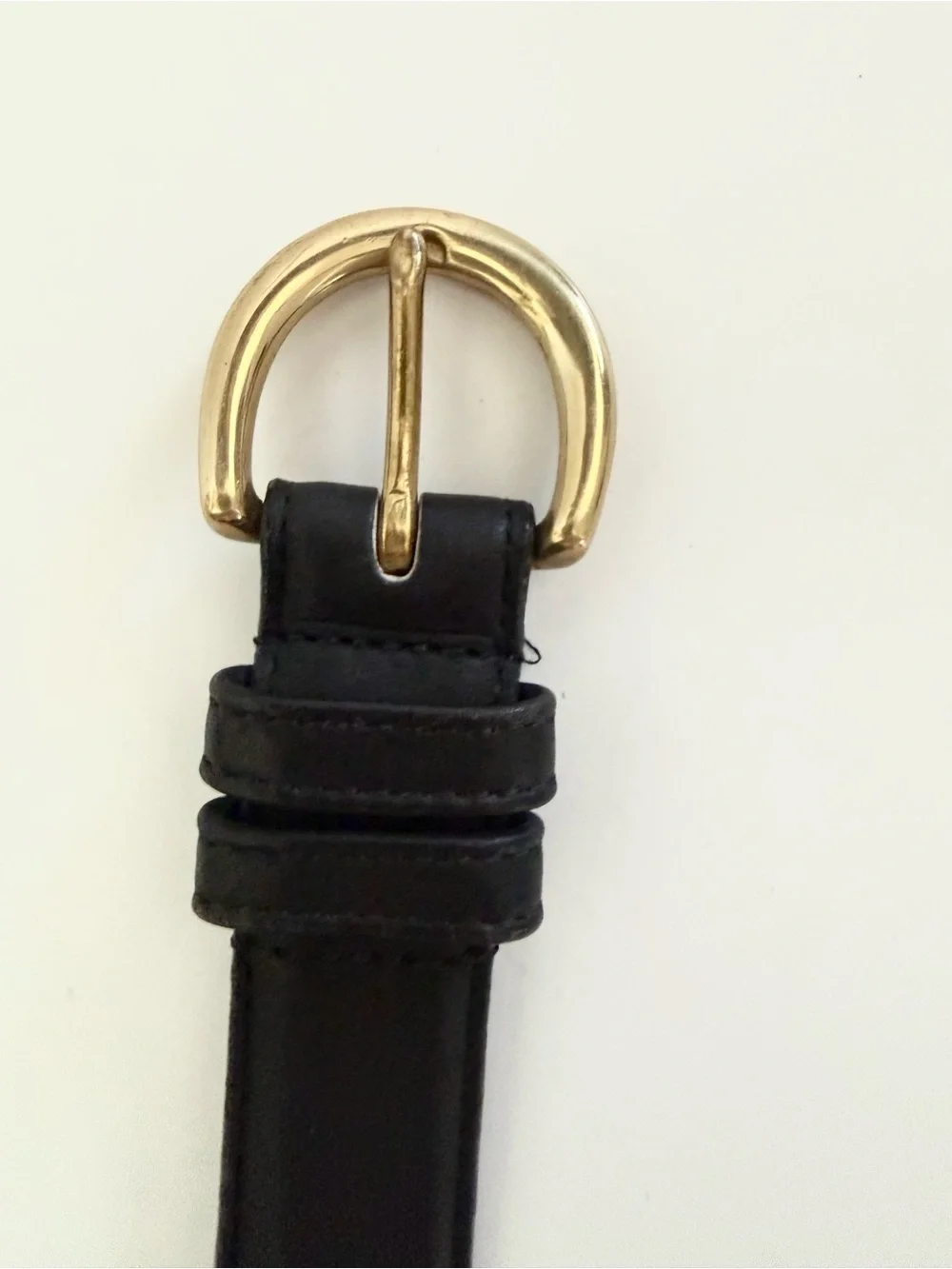 Coach Vintage 8400 Black Leather Belt Medium 35”